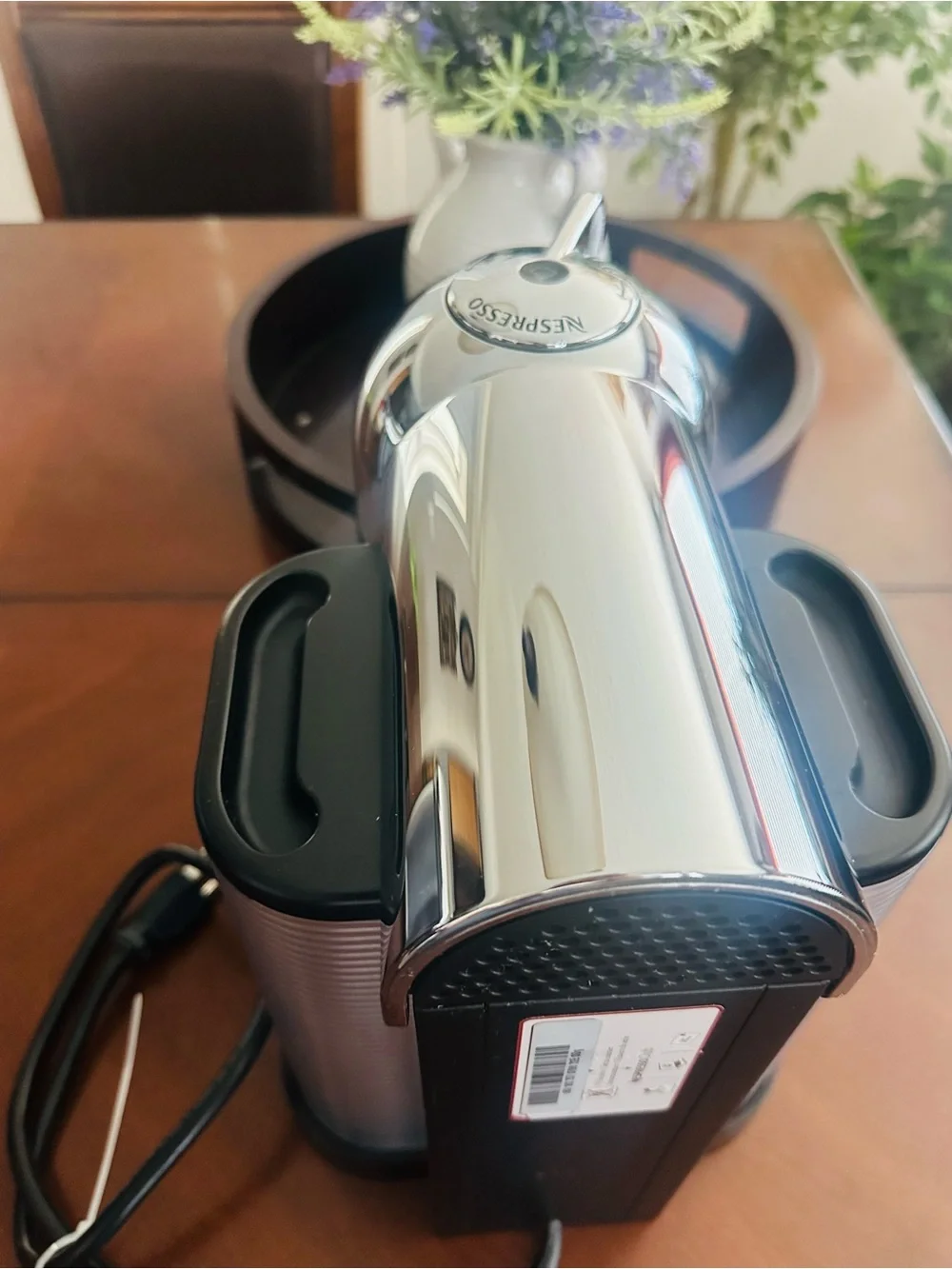 Nespresso VertuoLine Coffee Maker in Black and Chrome
